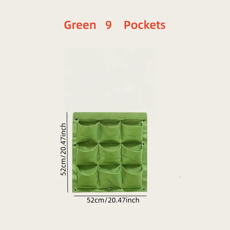 18-Pocket Vertical Wall Planter for Herbs & Vegetables