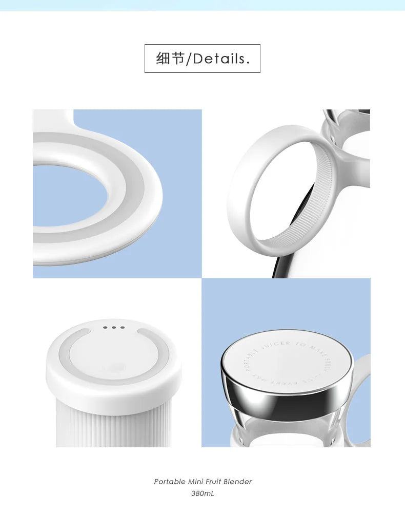 Portable Electric Juicer Blender (USB Mini Juice Maker)