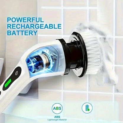 Electric Cleaning Brush Set (Wireless Rotating Scrubber)