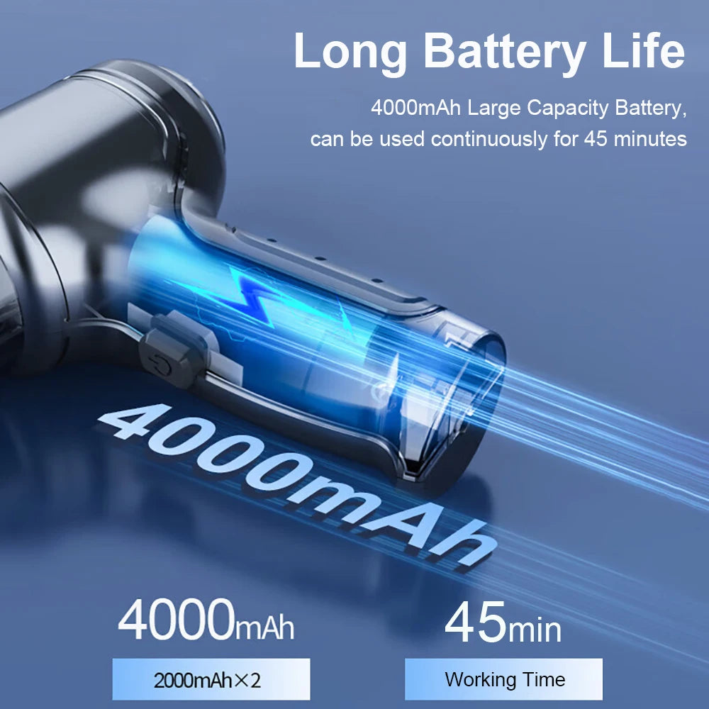 Portable Wireless Car Vacuum Cleaner with Strong Suction