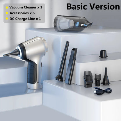 Wireless Car Vacuum Cleaner with Strong Suction (Handheld Mini)