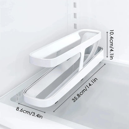 Automatic Rolling Egg Holder for Refrigerator Storage