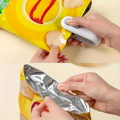 Mini Rechargeable Heat Bag Sealer (2-in-1 Clip & Cutter)