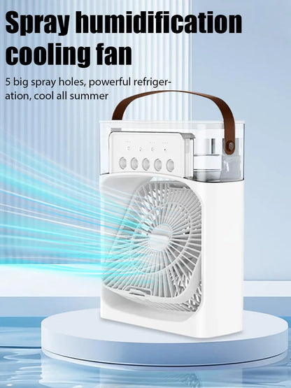 Portable 3-in-1 Mist Cooling Fan