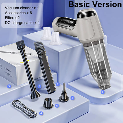 Portable Wireless Car Vacuum Cleaner with Strong Suction
