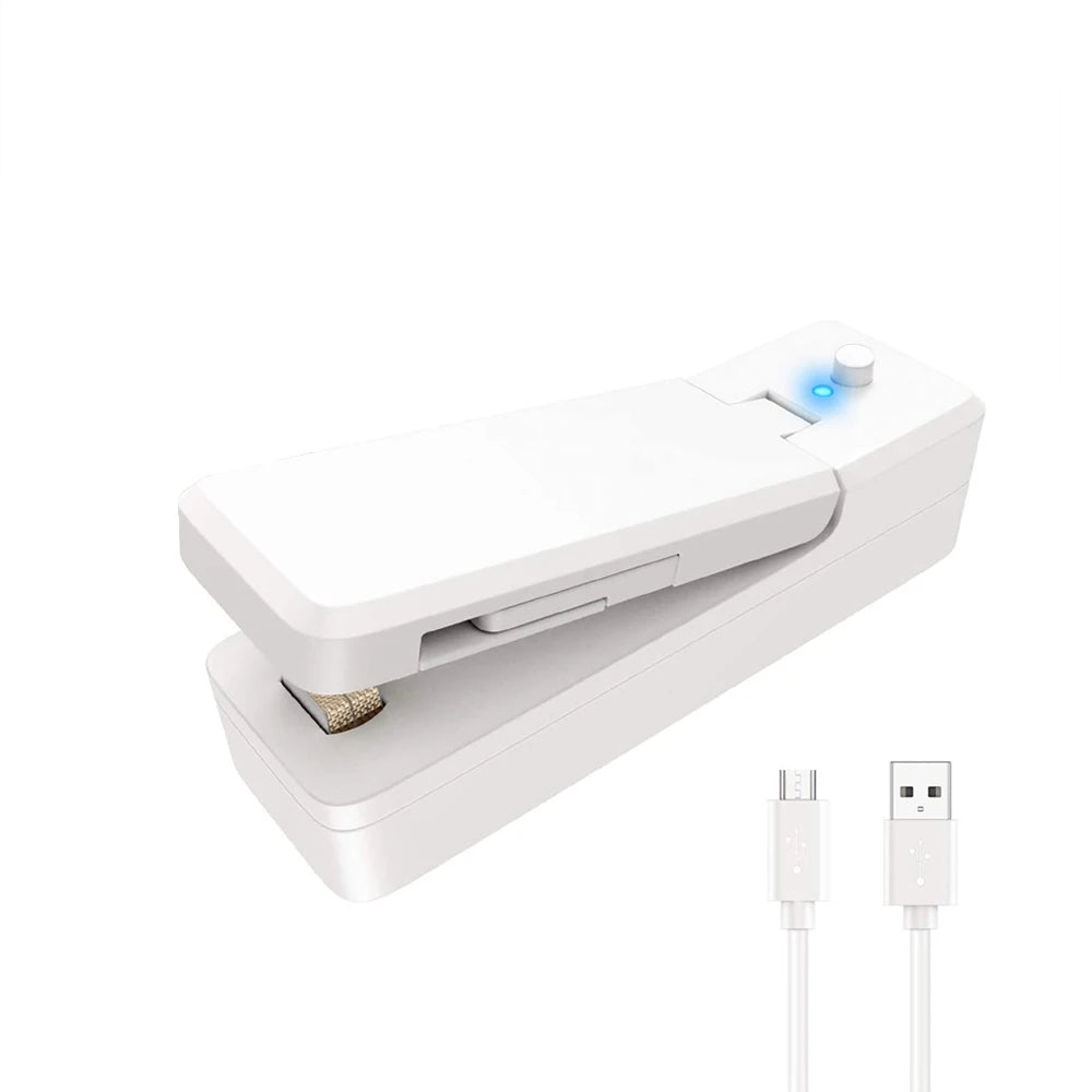 2-in-1 Mini Bag Sealer & Cutter (Rechargeable Portable)