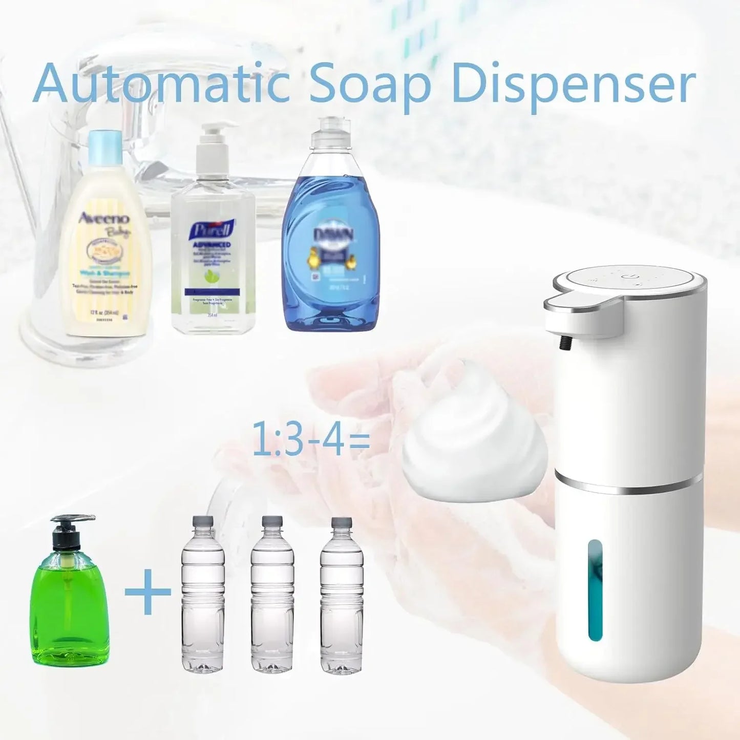 Automatic Touchless Soap Dispenser (USB Rechargeable)