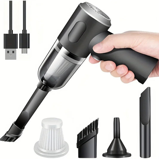 Wireless Car Vacuum Cleaner with Strong Suction (Wet & Dry)