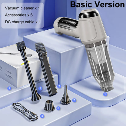 Portable Wireless Car Vacuum Cleaner with Strong Suction