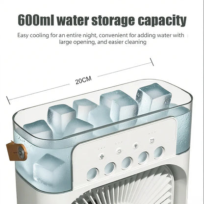 Portable 3-in-1 Mist Cooling Fan