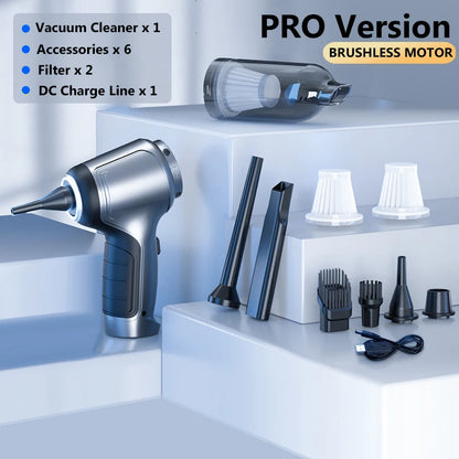 Wireless Car Vacuum Cleaner with Strong Suction (Handheld Mini)