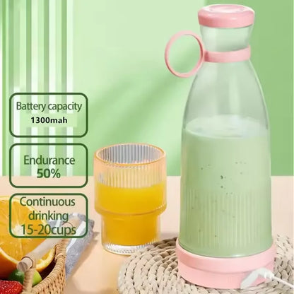 Mini Electric Juicer Cup with 6 Blades (USB Portable Blender)