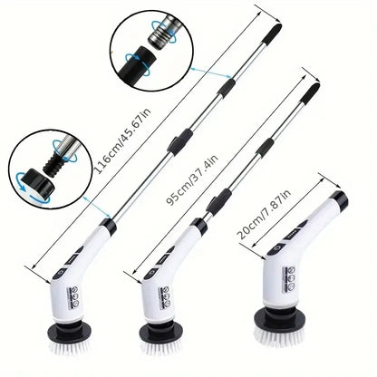 Electric Cleaning Brush Set (Wireless Rotating Scrubber)