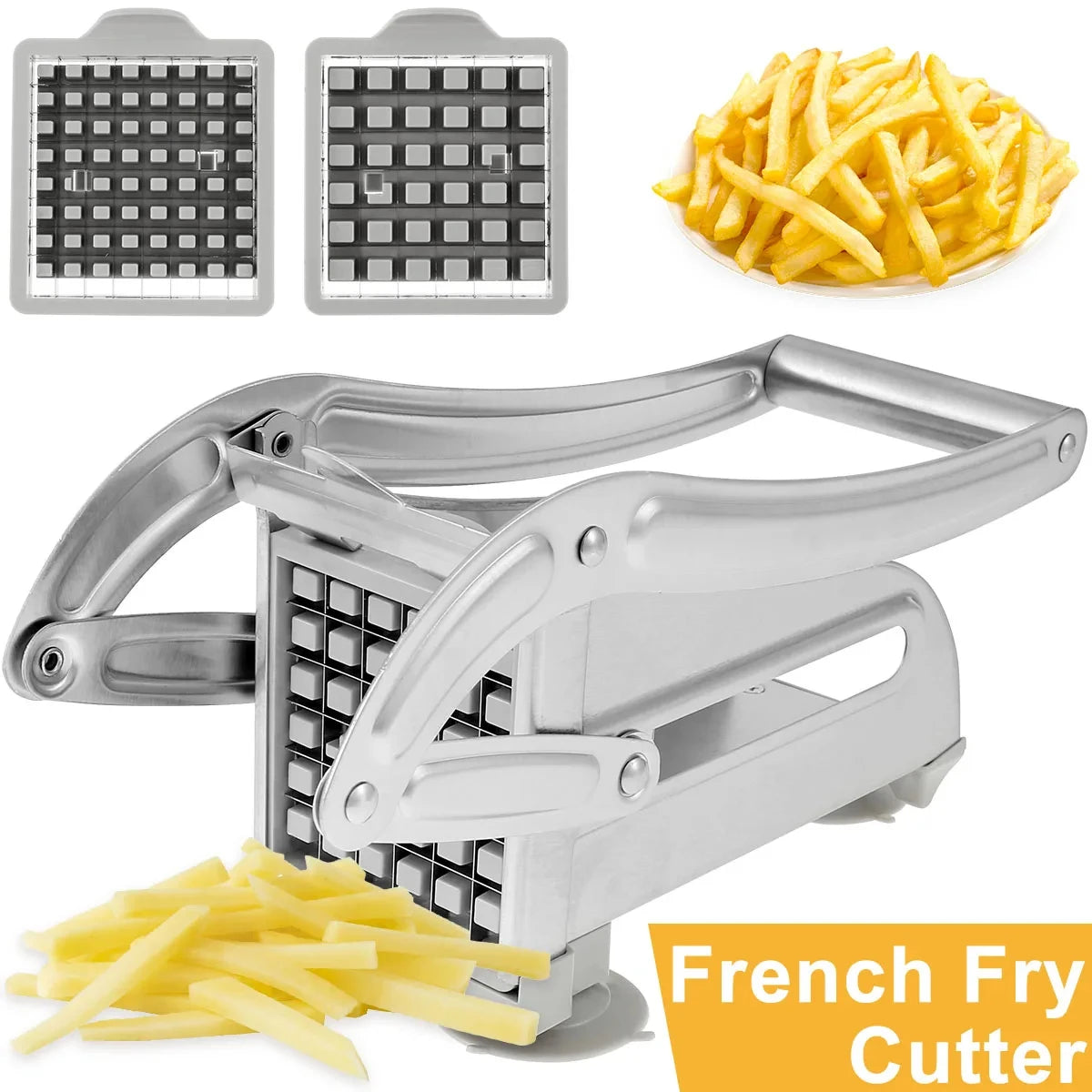Stainless Steel Manual Potato Cutter (French Fries & Chips Slicer)