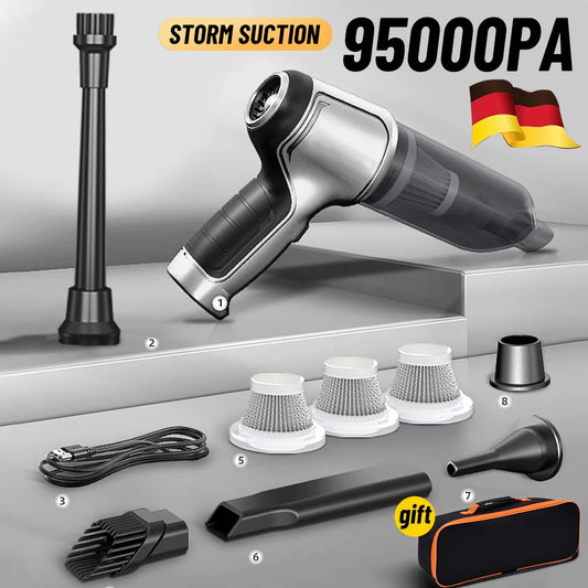 Wireless Car Vacuum Cleaner with Strong Suction (Handheld Mini)