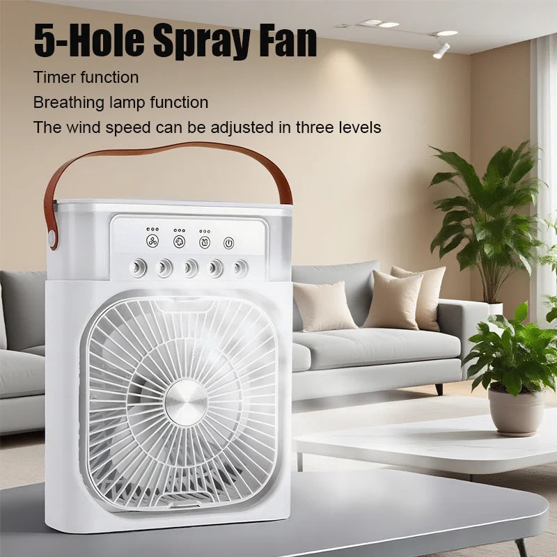 Portable 3-in-1 Mist Cooling Fan
