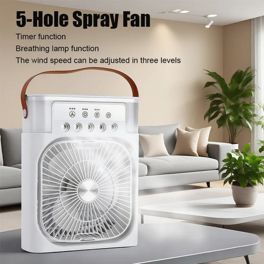 Portable 3-in-1 Mist Cooling Fan