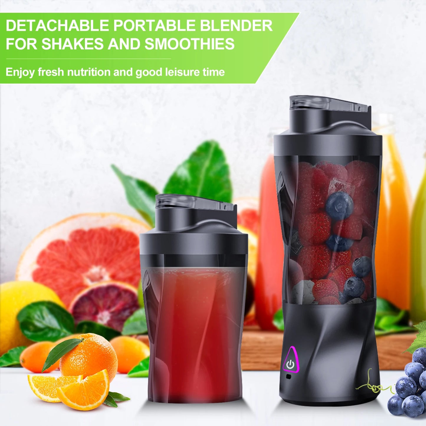 Portable Electric Juicer & Blender Cup (USB Rechargeable)