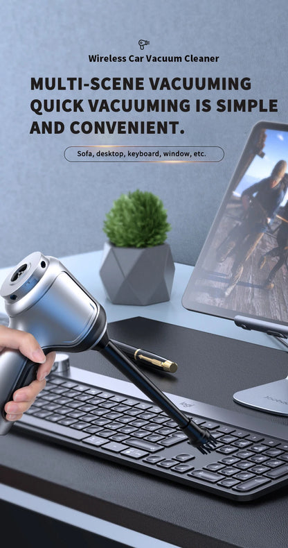 Wireless Car Vacuum Cleaner with Strong Suction (Handheld Mini)