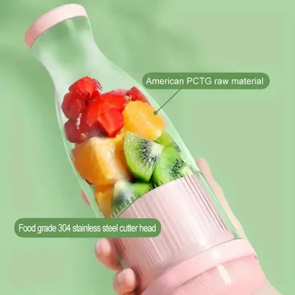 Mini Electric Juicer Cup with 6 Blades (USB Portable Blender)