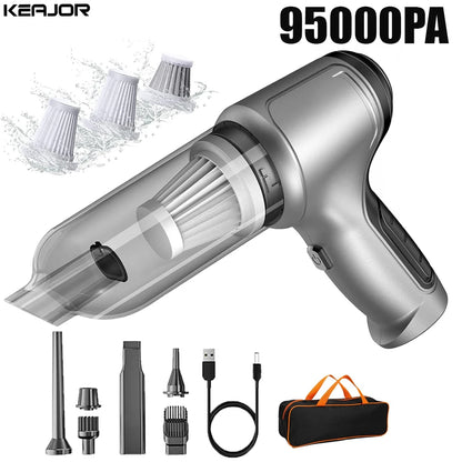 Portable Wireless Car Vacuum Cleaner with Strong Suction