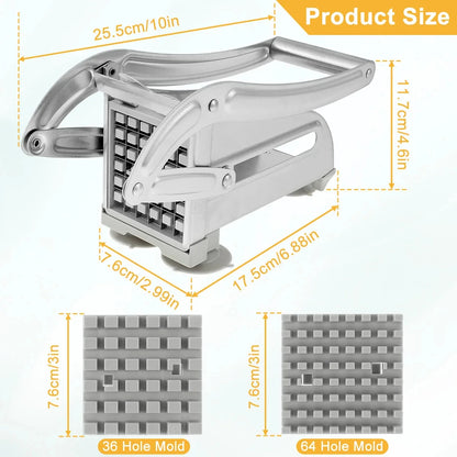 Stainless Steel Manual Potato Cutter (French Fries & Chips Slicer)