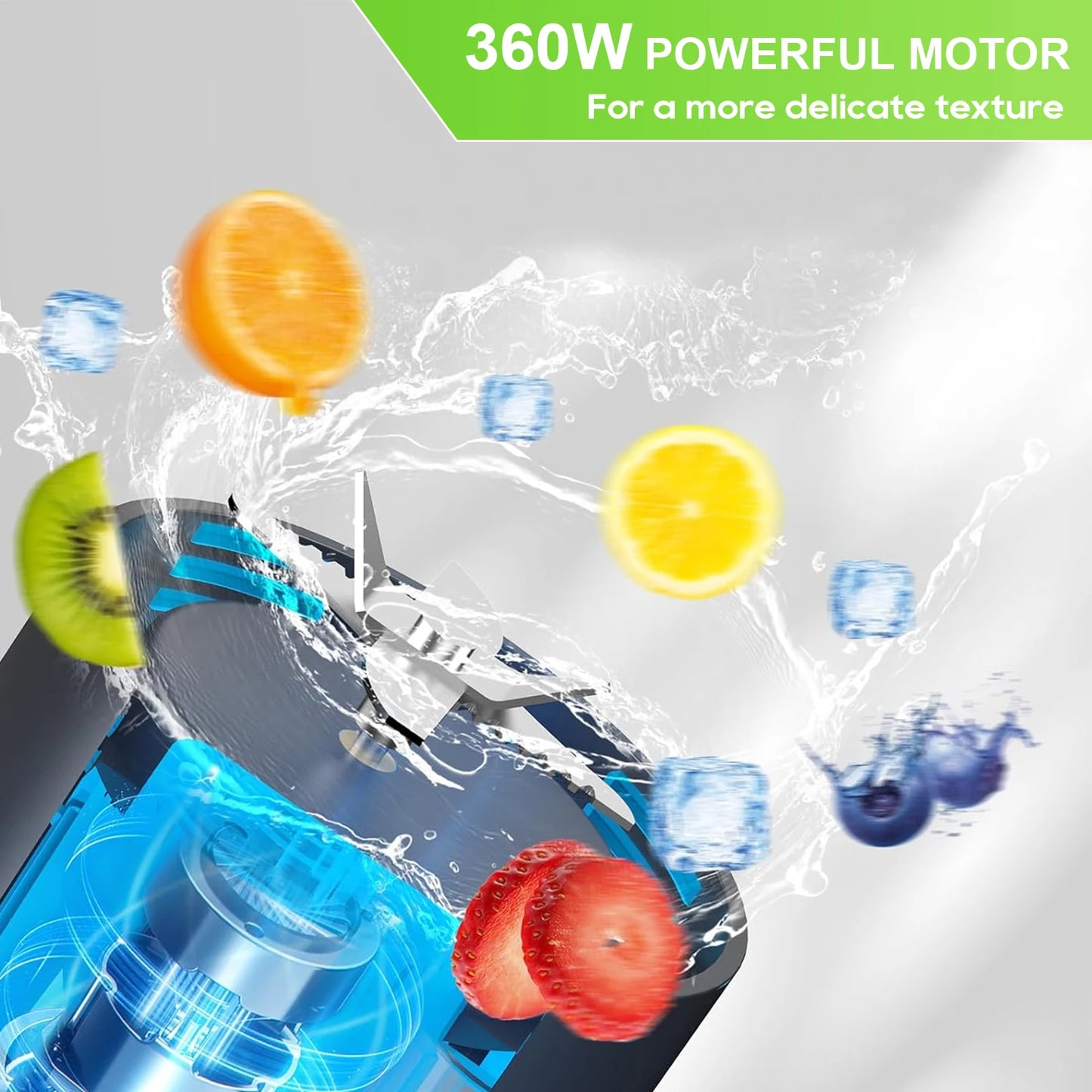 Portable Electric Juicer & Blender Cup (USB Rechargeable)