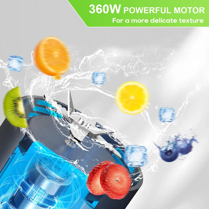 Portable Electric Juicer & Blender Cup (USB Rechargeable)