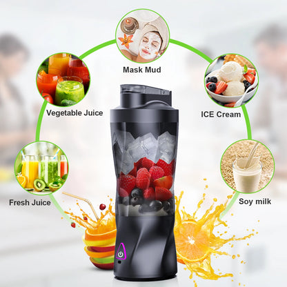 Portable Electric Juicer & Blender Cup (USB Rechargeable)