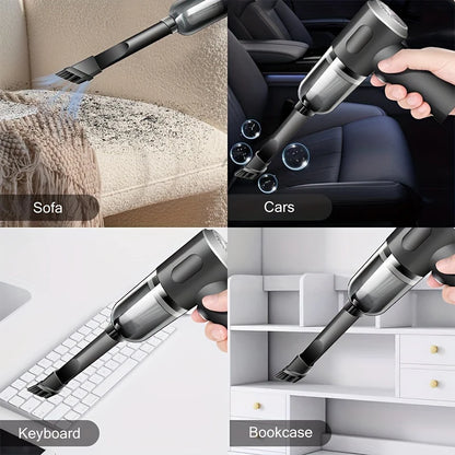 Wireless Car Vacuum Cleaner with Strong Suction (Wet & Dry)