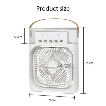 Portable 3-in-1 Mist Cooling Fan