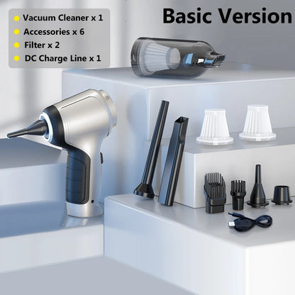 Wireless Car Vacuum Cleaner with Strong Suction (Handheld Mini)