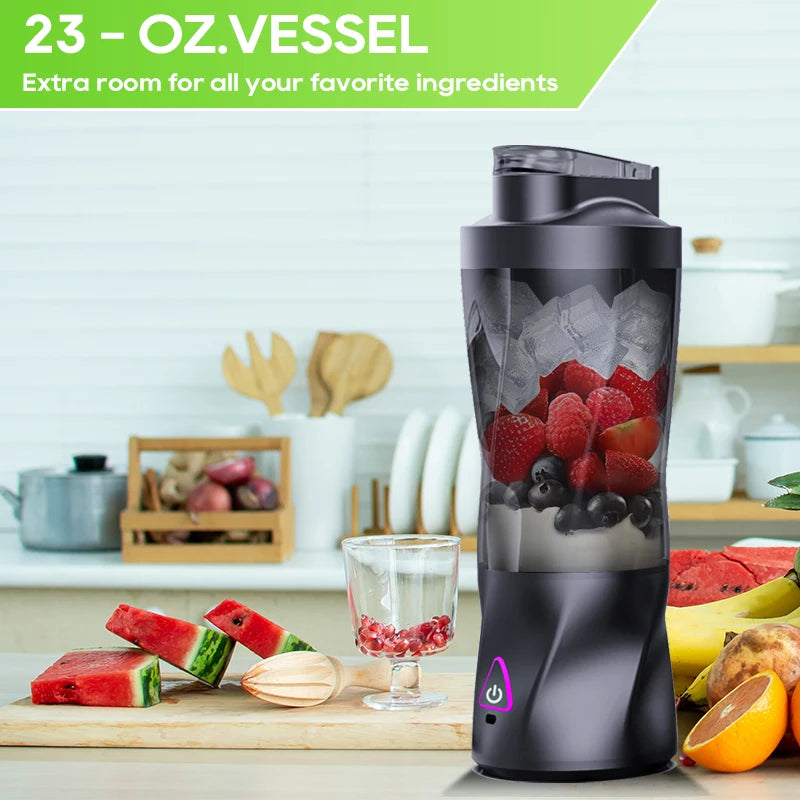 Portable Electric Juicer & Blender Cup (USB Rechargeable)